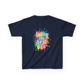 Kids T‑Shirt — "Living My Best Life" Colorful Paint Splash Tee