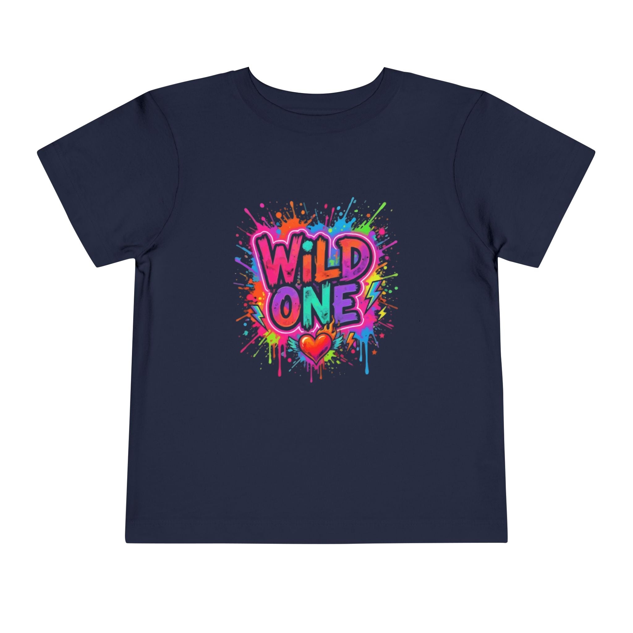 Wild One Toddler Tee — Colorful Graffiti First Birthday Shirt