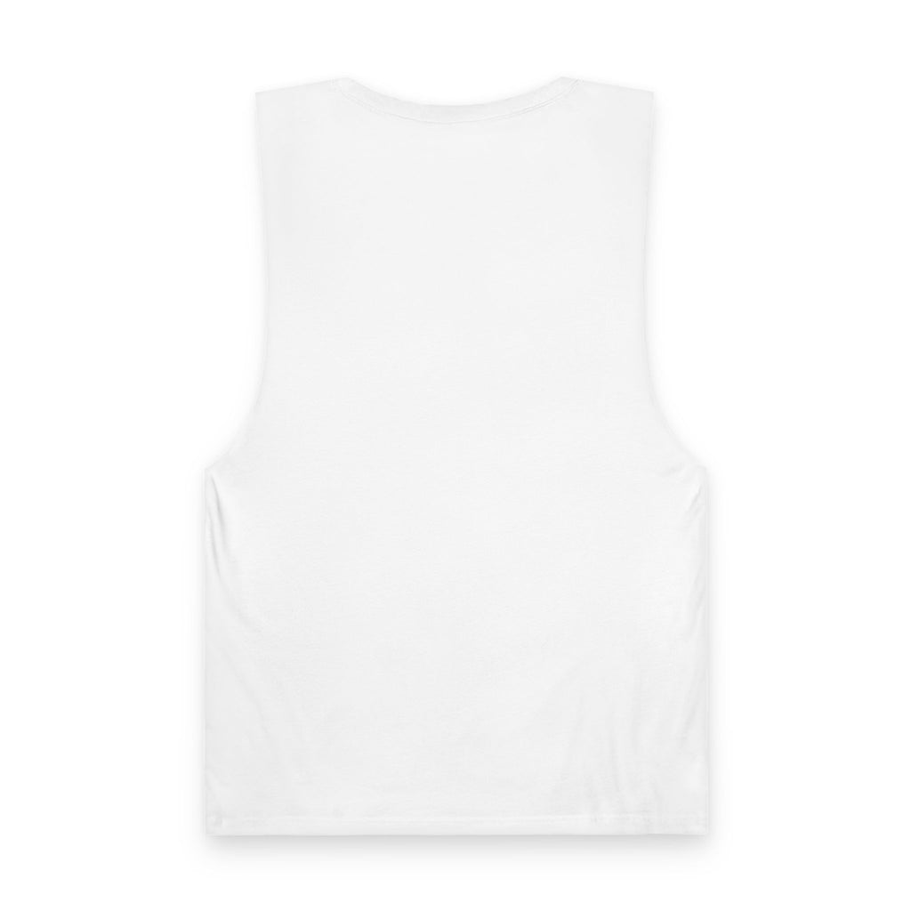 Neon Skull Tank Top — Tropical Skull Graphic Muscle Shirt