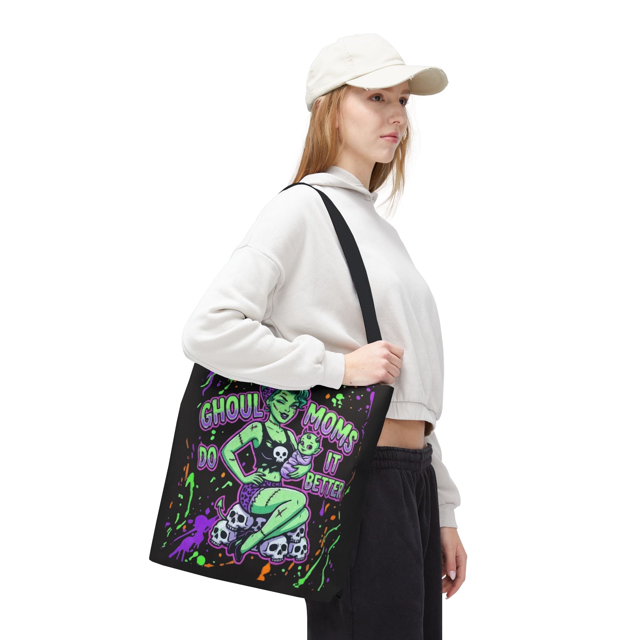 Ghoul Moms Do It Better Tote Bag — Halloween Mom Trick-or-Treat Tote