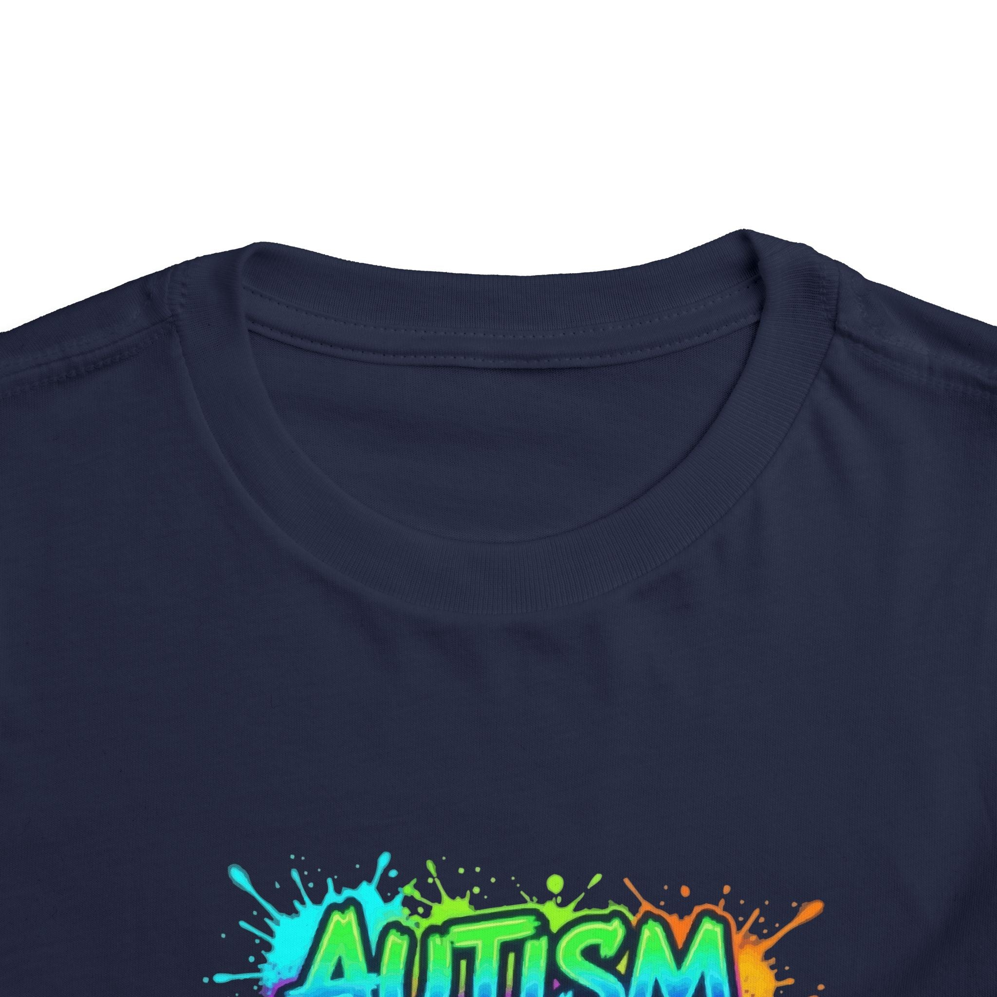 Toddler Tee — "Autism Isn't a Disability, It's a Different Kind of Ability" Colorful Awareness Shirt