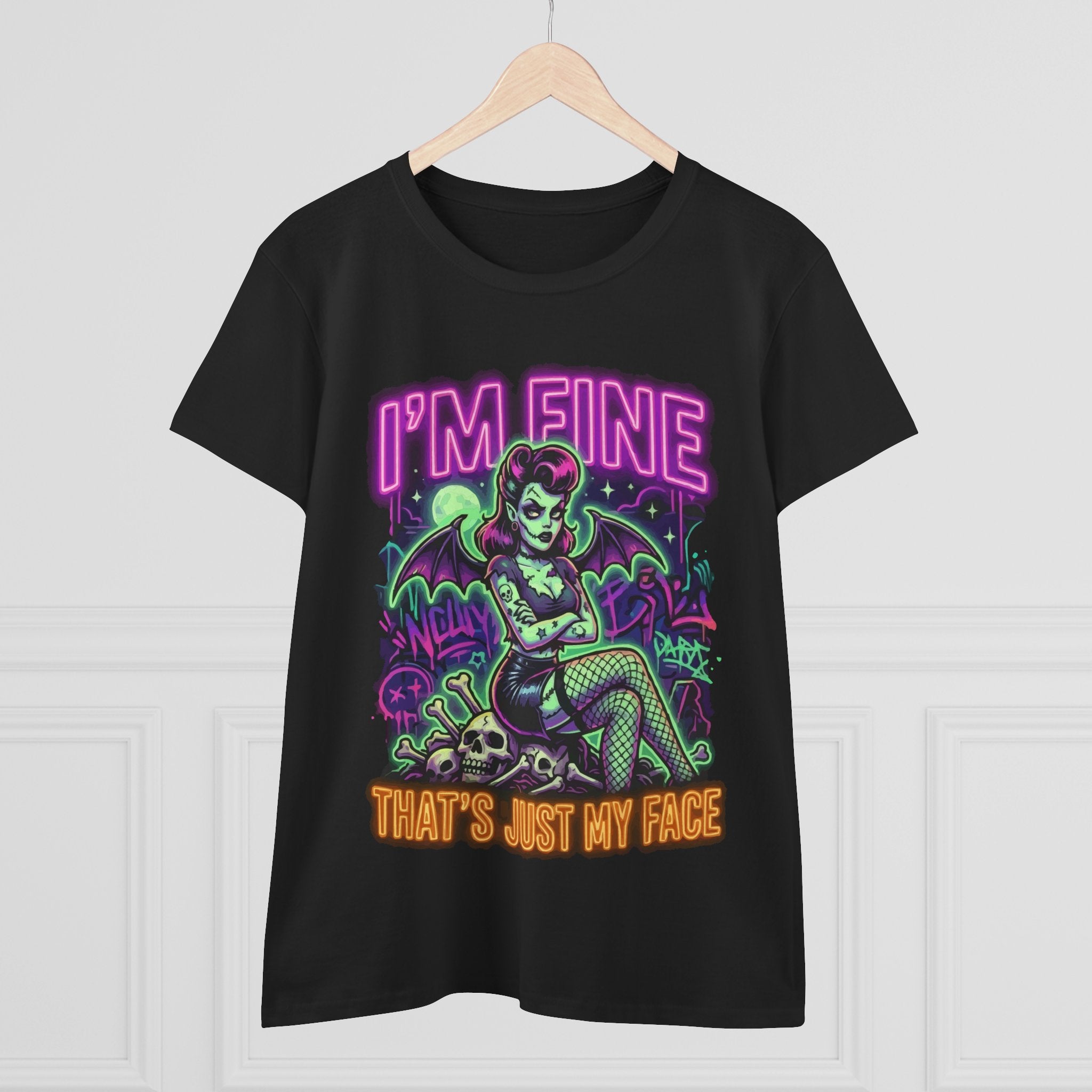 I'm Fine That's Just My Face Women's Tee