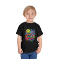 Toddler Tee - 'Living My Best Life' Neon Graffiti Smile & Peace Sign