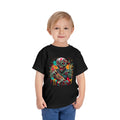 Toddler Tee — Colorful Skateboard Zombie Graphic