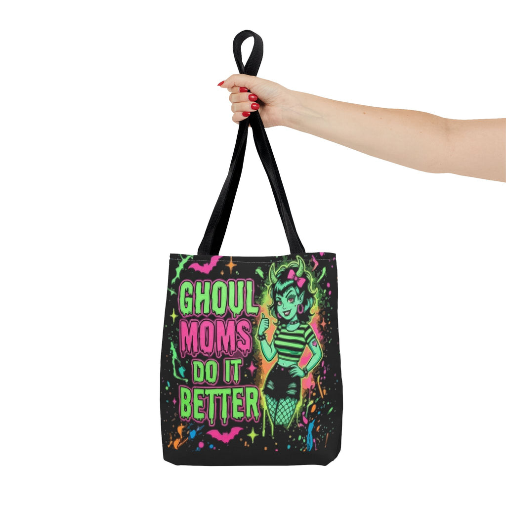 Ghoul Moms Do It Better Tote Bag — Retro Halloween Mom Gift