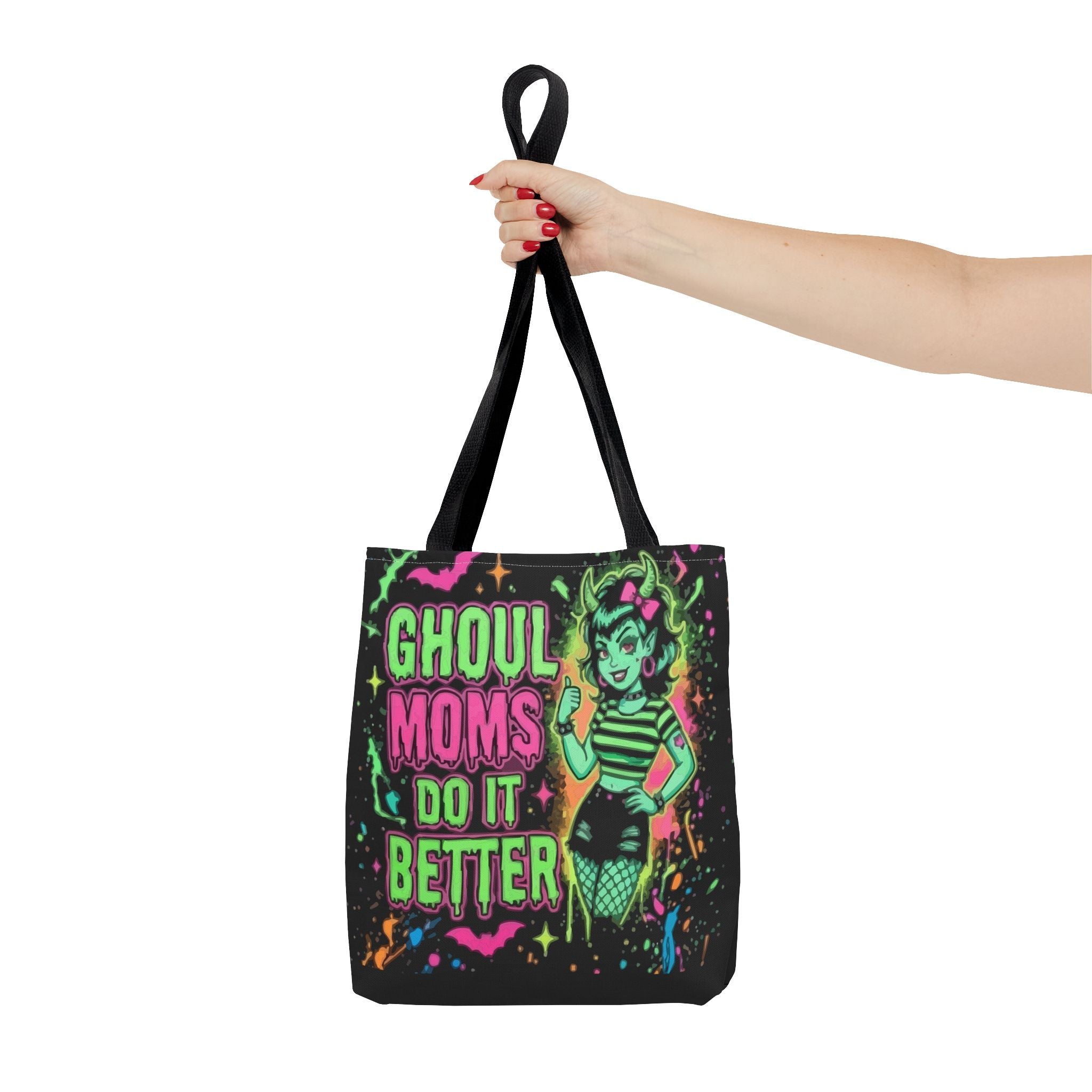 Ghoul Moms Do It Better Tote Bag — Retro Halloween Mom Gift