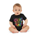 Wild One Tie-Dye Skull Infant Bodysuit - Colorful 1st Birthday Baby Onesie