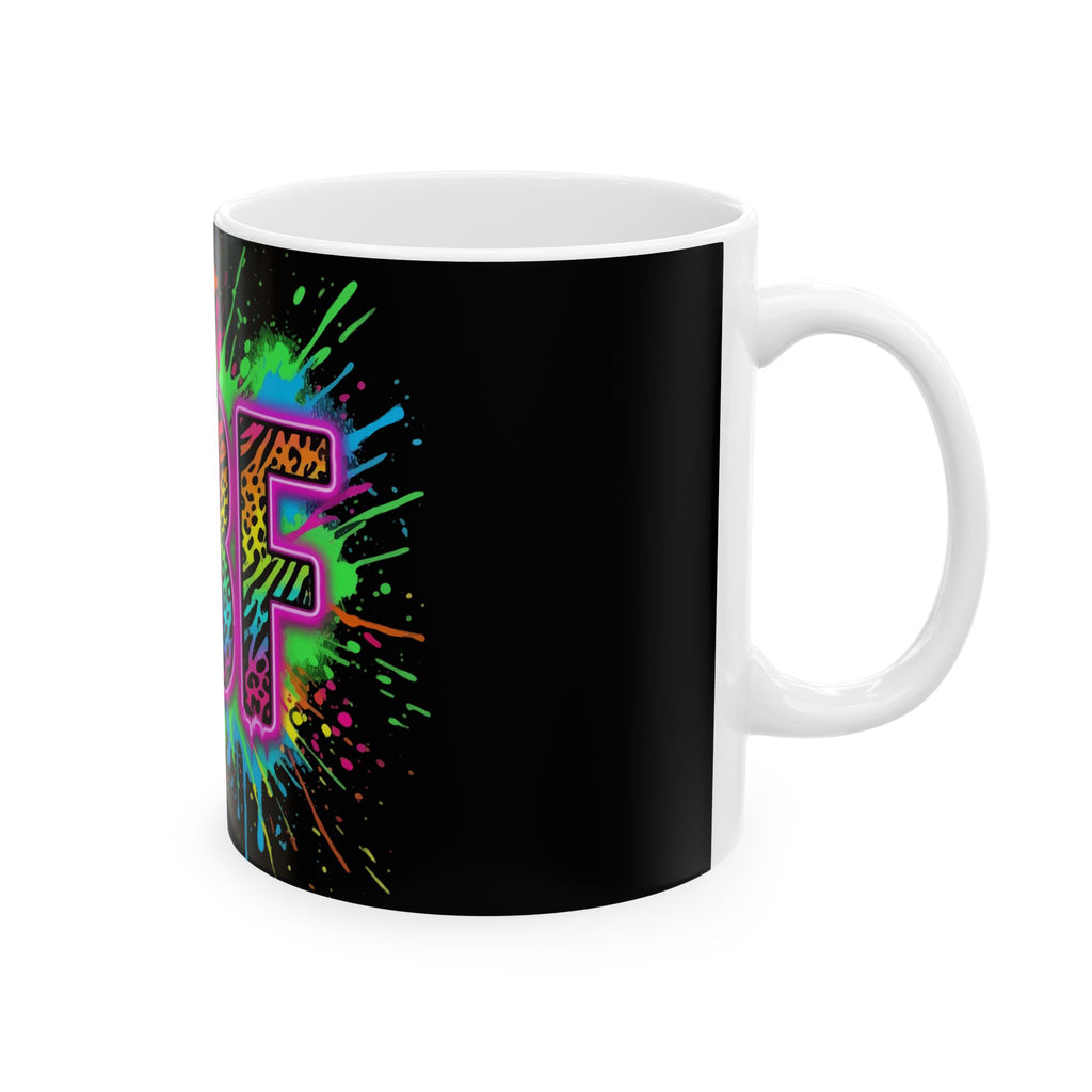 RBF Neon Splatter Ceramic Mug (11oz/15oz)