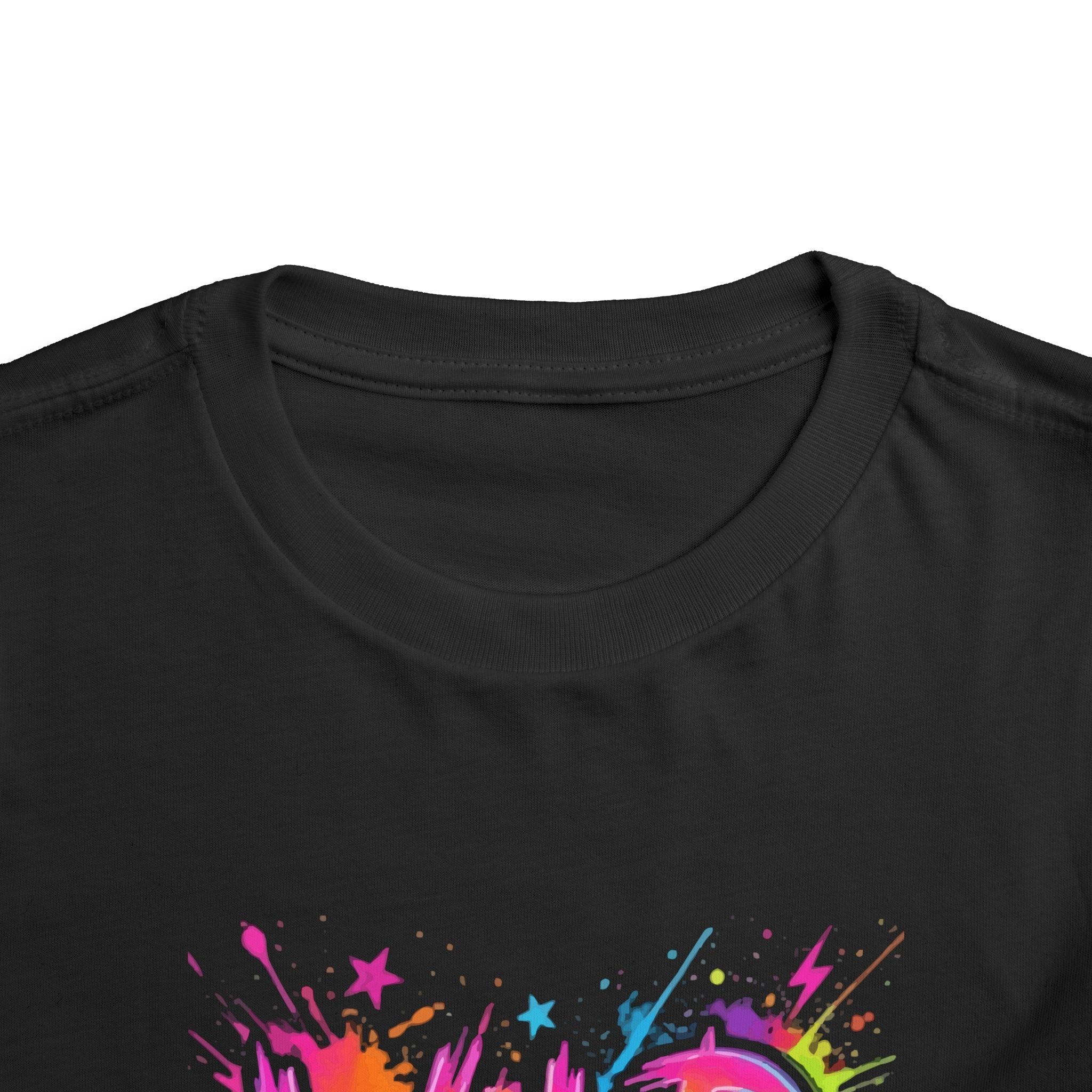 Wild One Toddler Tee — Bright Graffiti 1st Birthday Shirt