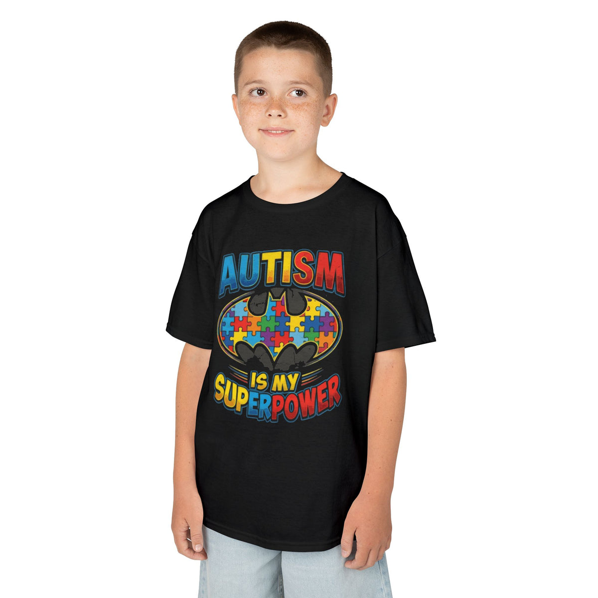 Autism Is My Superpower Kids T-Shirt