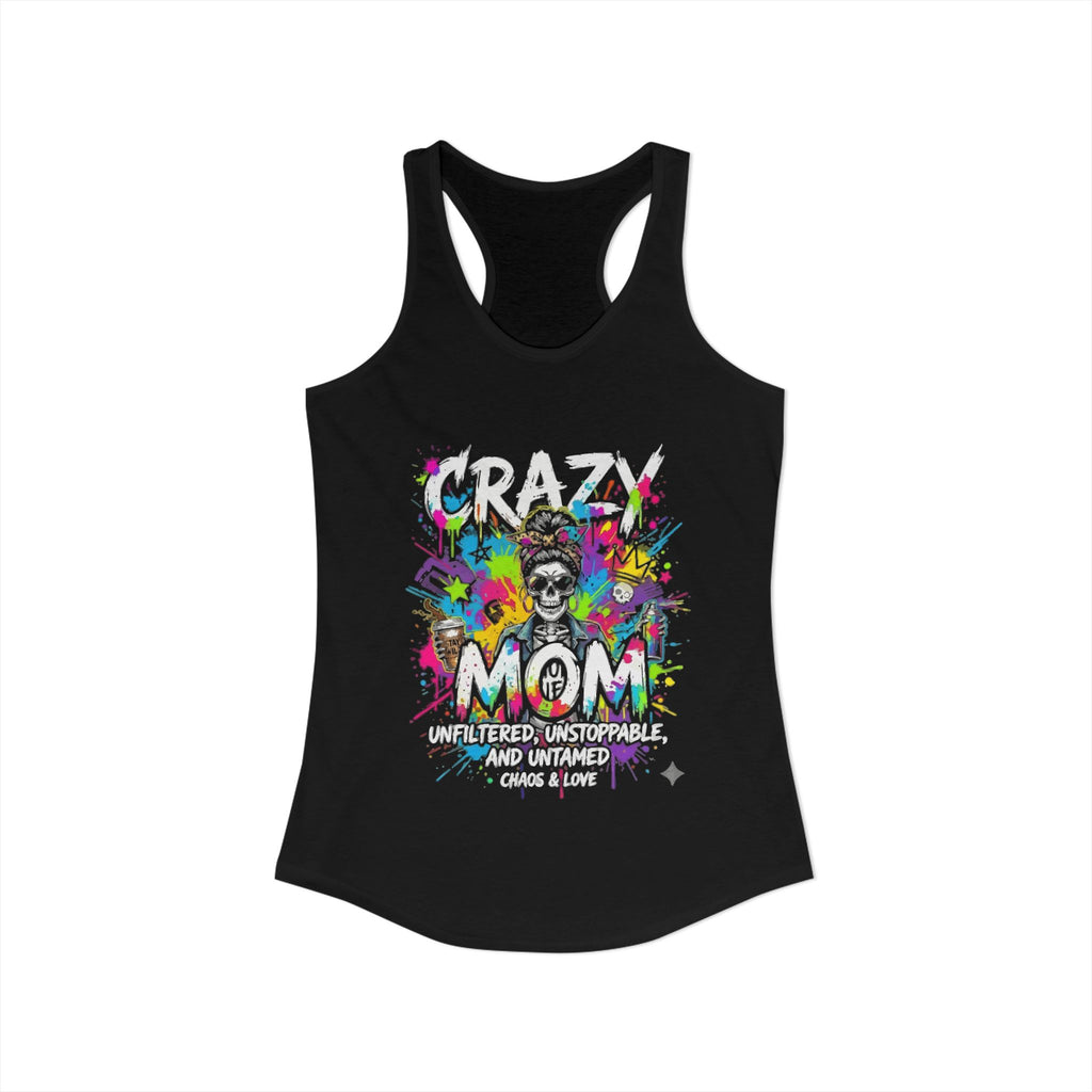 Crazy Mom Women's Racerback Tank Top