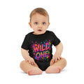 Wild One Baby Onesie - Neon Graffiti "Wild One" Infant Bodysuit, First Birthday Outfit