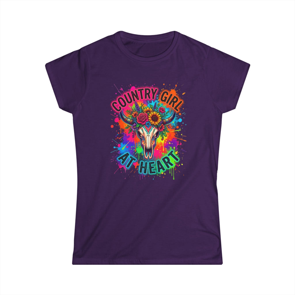 Women's Country Girl at Heart Softstyle Tee