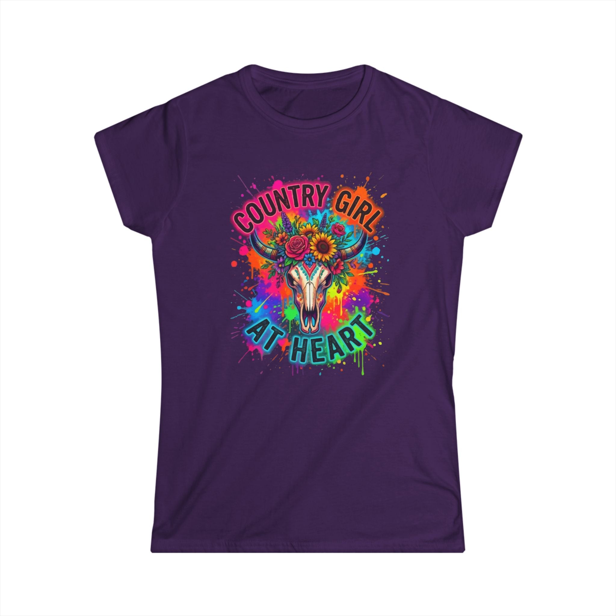 Women's Country Girl at Heart Softstyle Tee