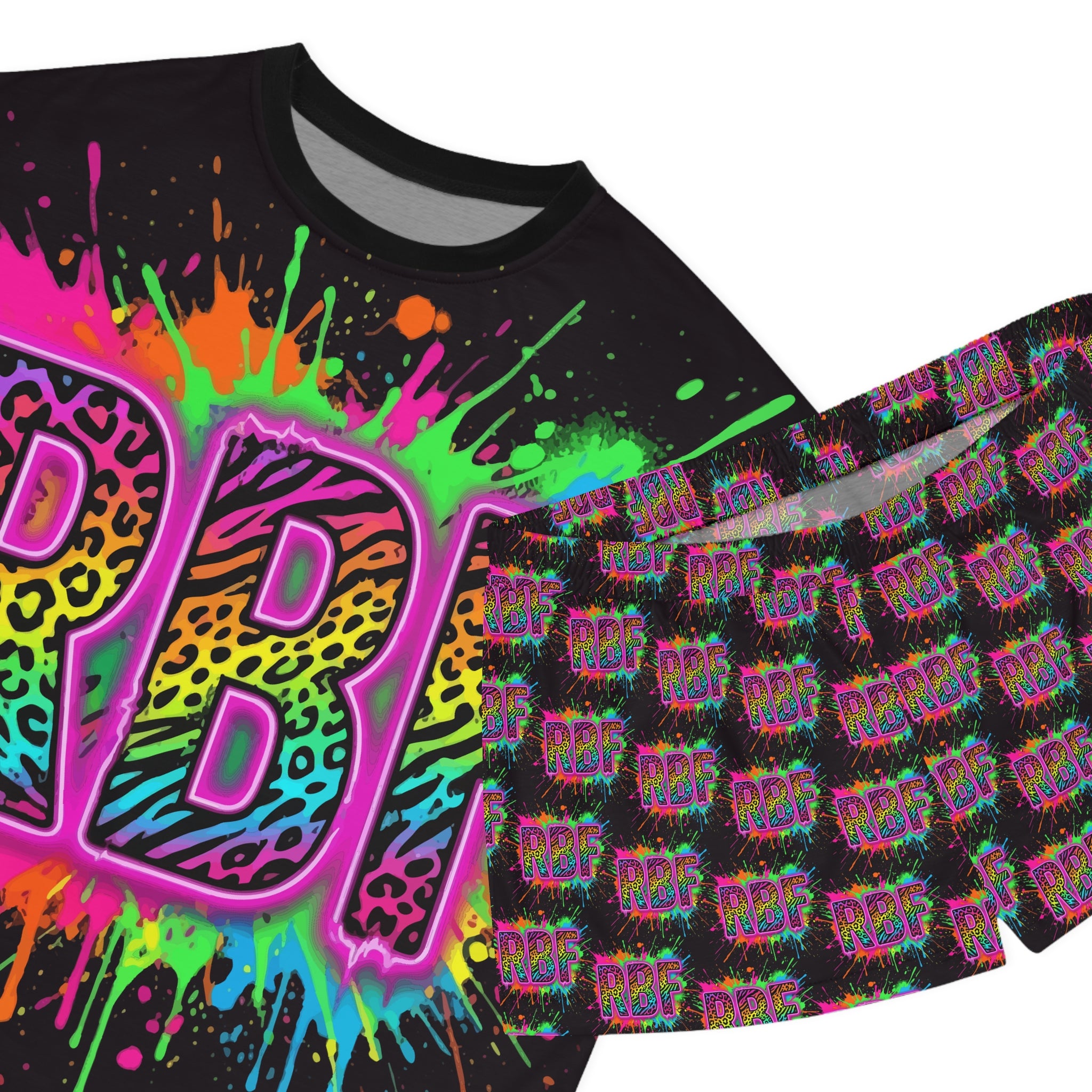 RBF Neon Splash Pajama Set
