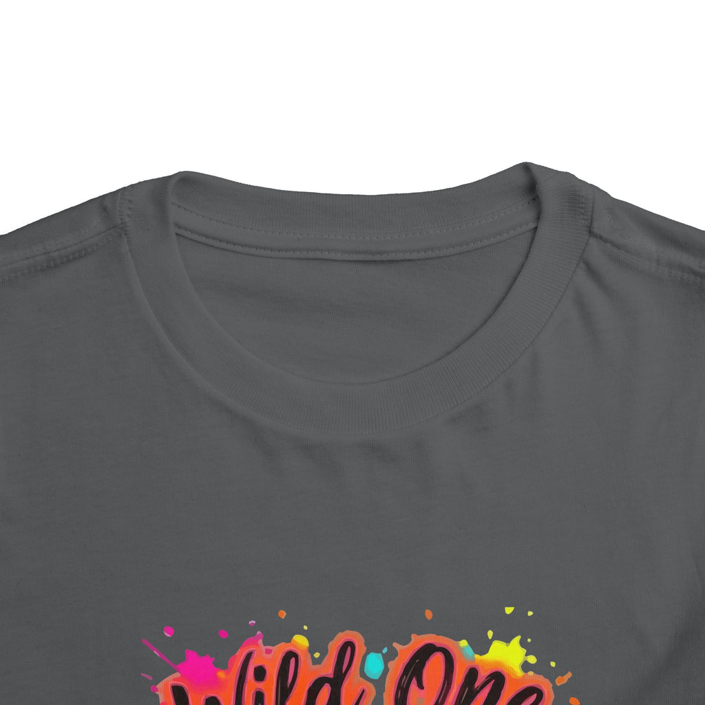 Wild One Toddler Tee — Colorful Cowboy Boots 1st Birthday Shirt