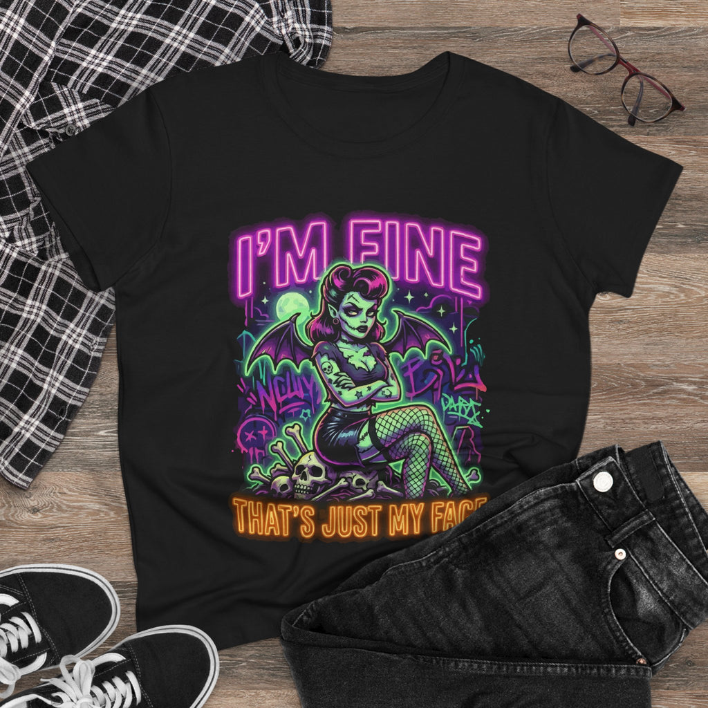 I'm Fine That's Just My Face Women's Tee
