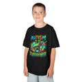 Kids Tee — 'Autism Is My Superpower' Colorful Dino Design