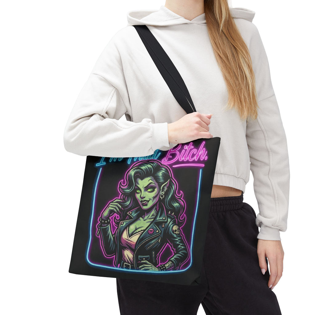 Tote Bag — "I'm That Bitch" Neon Pin-Up Tote