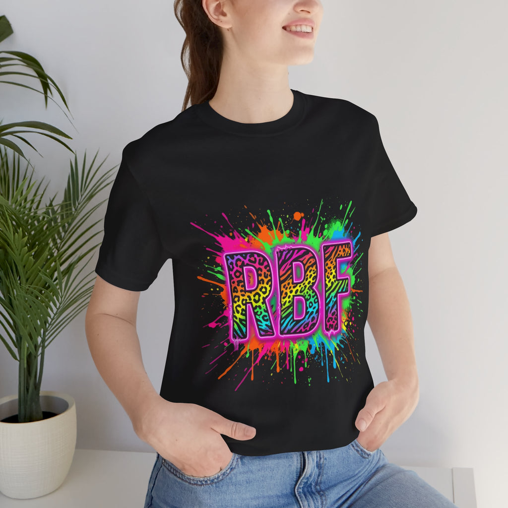 RBF Color Splash Tee — Bold Graphic RBF Shirt
