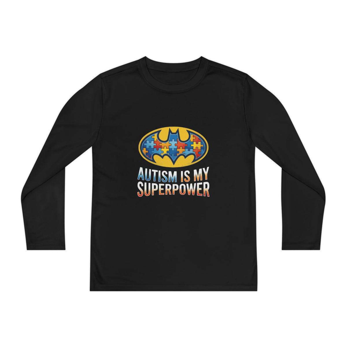 Autism Is My Superpower Youth Long Sleeve Tee