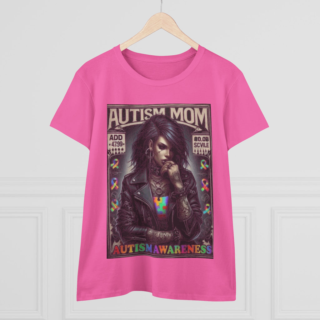 Autism Mom Tee — Gothic Rock Autism Awareness Women's T‑Shirt