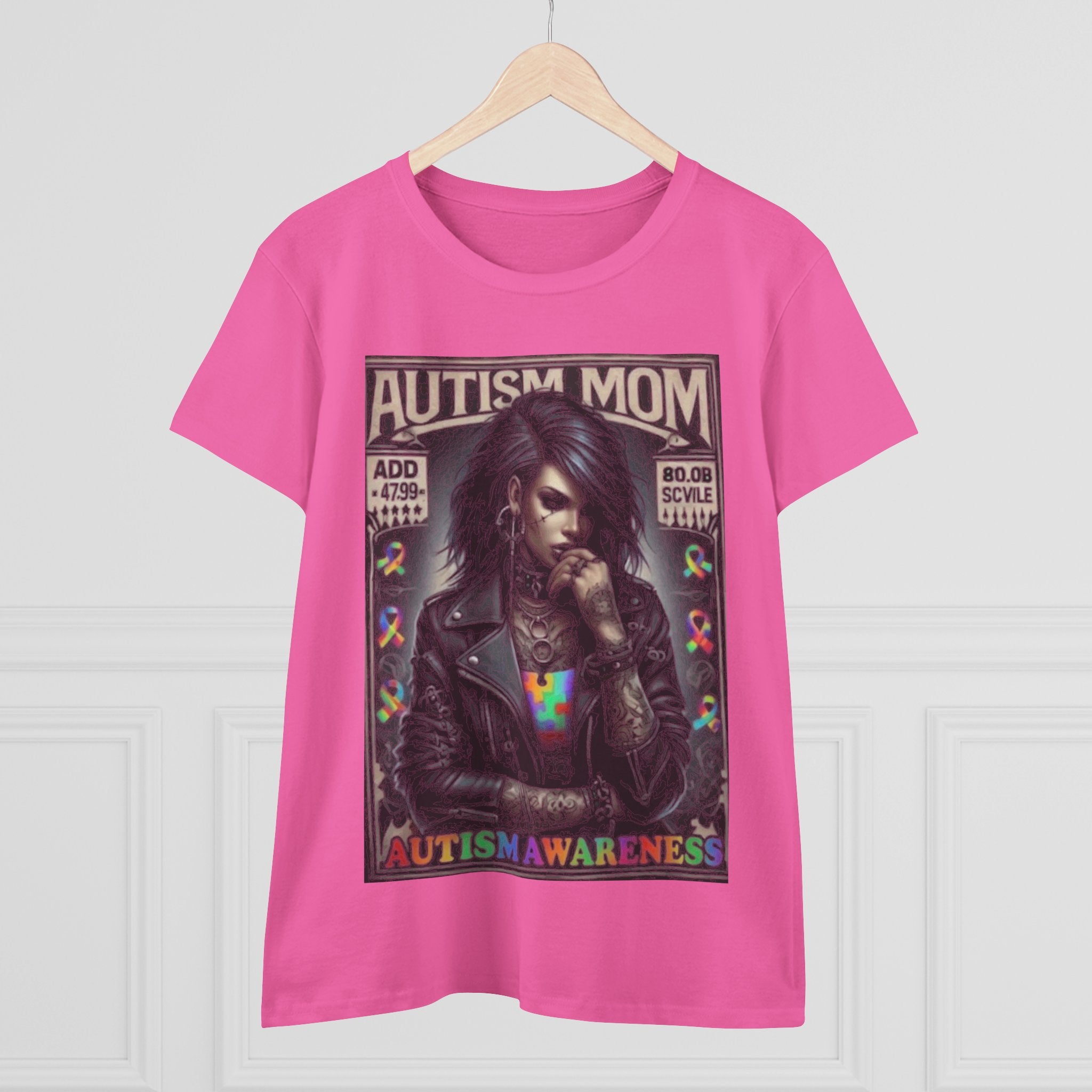 Autism Mom Tee — Gothic Rock Autism Awareness Women's T‑Shirt