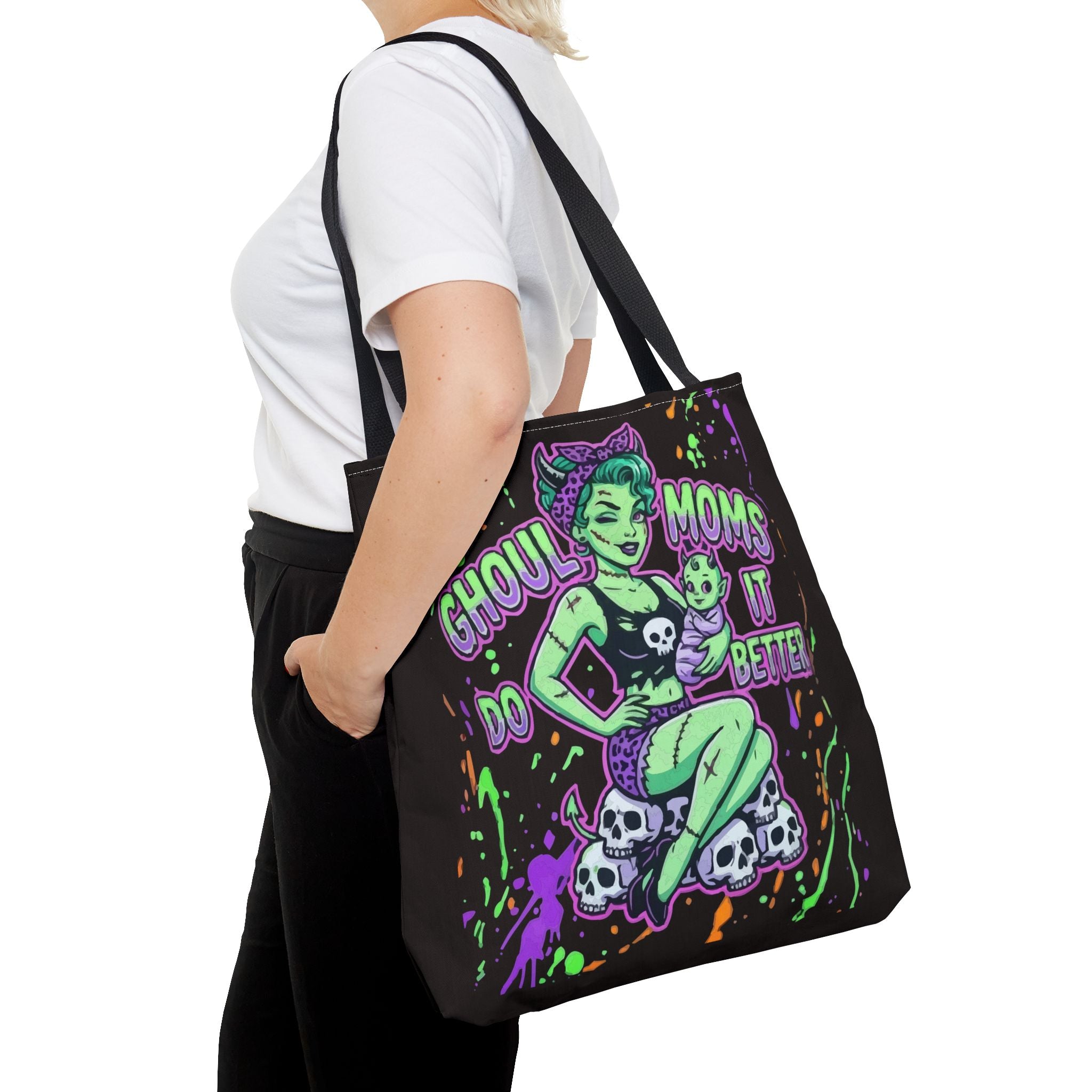 Ghoul Moms Do It Better Tote Bag — Halloween Mom Trick-or-Treat Tote