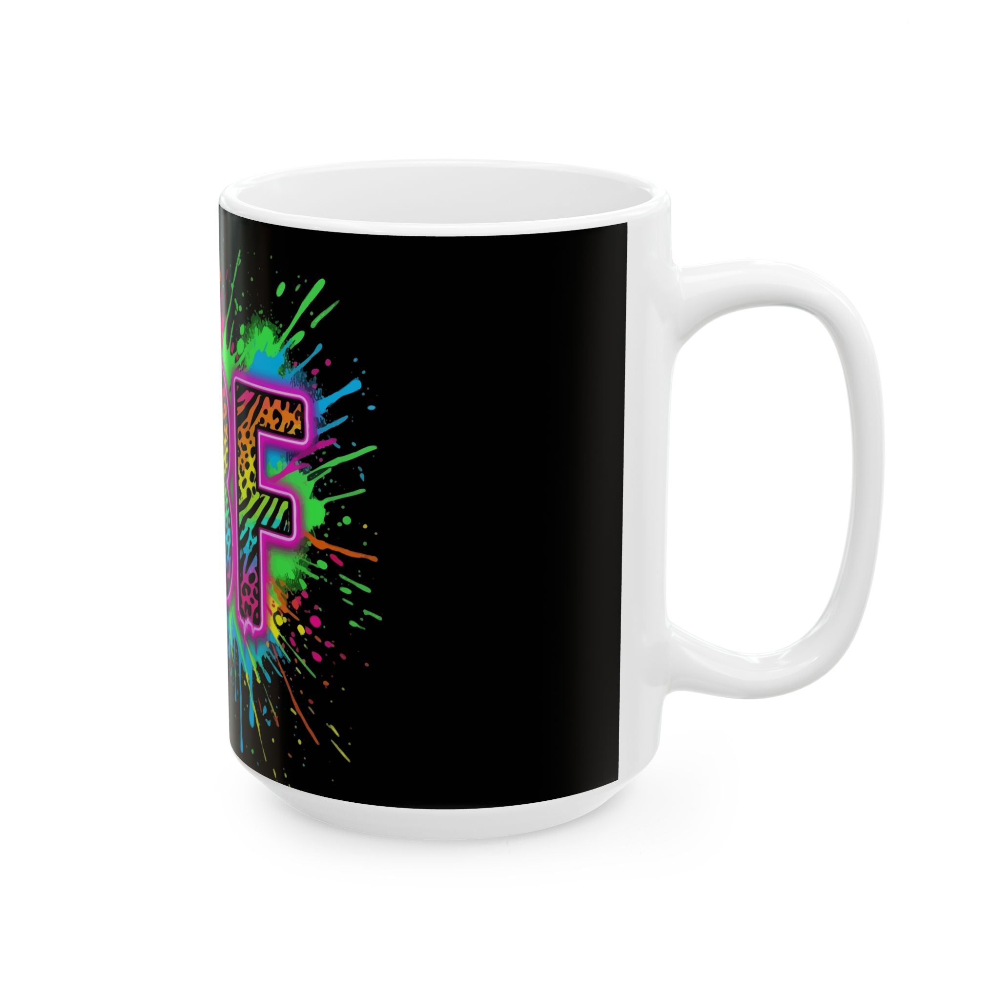 RBF Neon Splatter Ceramic Mug (11oz/15oz)