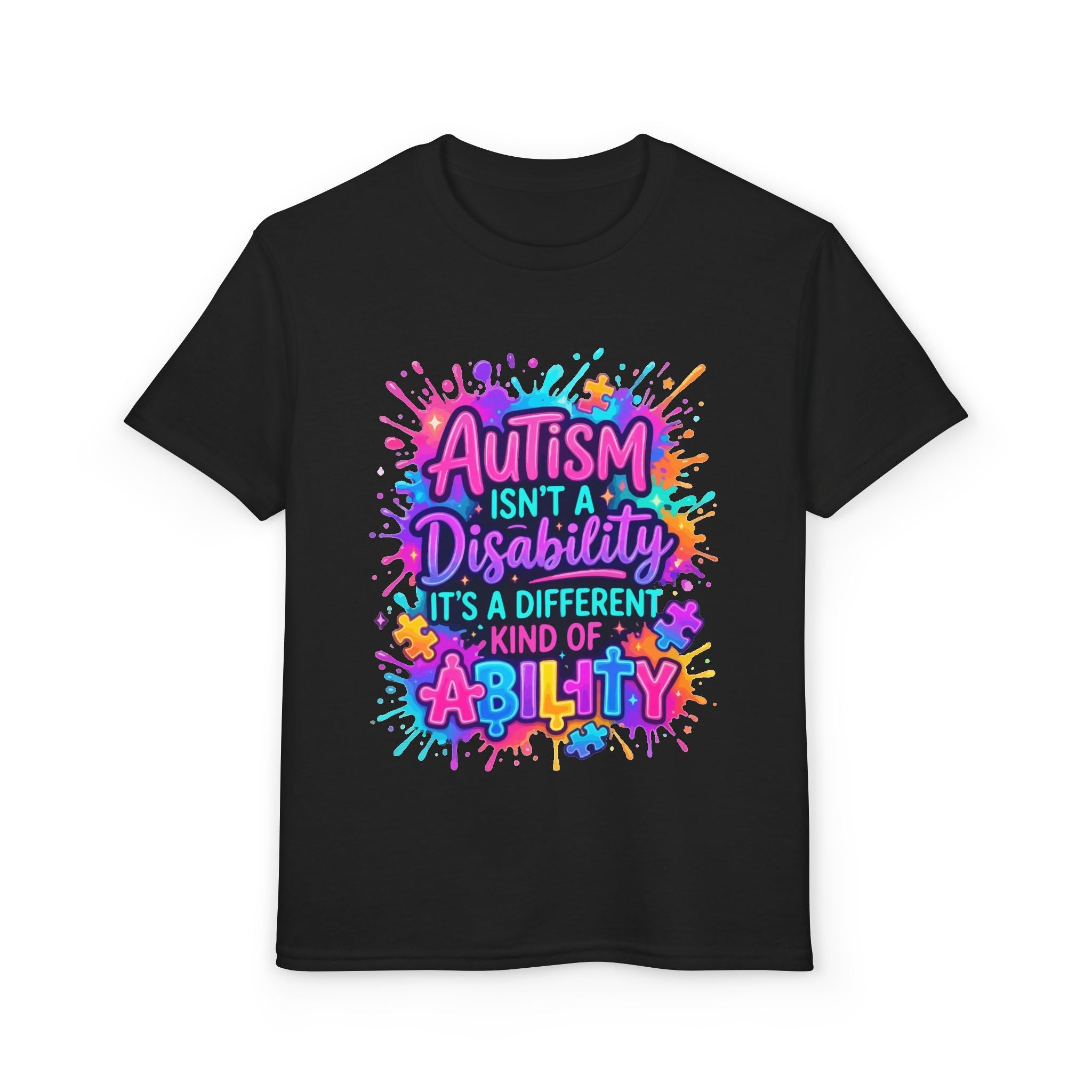 Autism Isn’t A Disability Youth T-Shirt — Different Kind of Ability Pride Tee