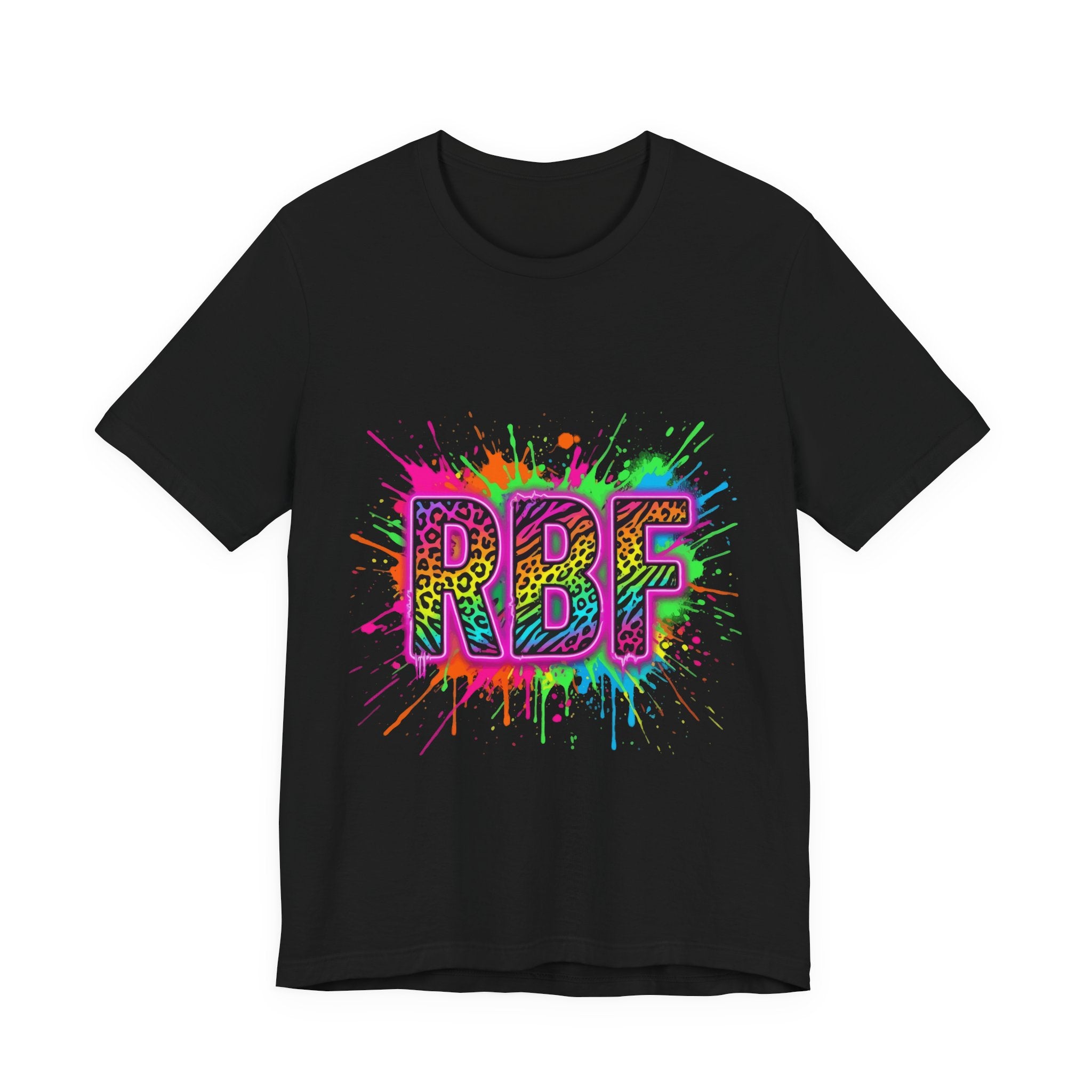 RBF Color Splash Tee — Bold Graphic RBF Shirt