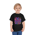 Autism Isn't a Disability Toddler Tee — Colorful Skull Puzzle Splash