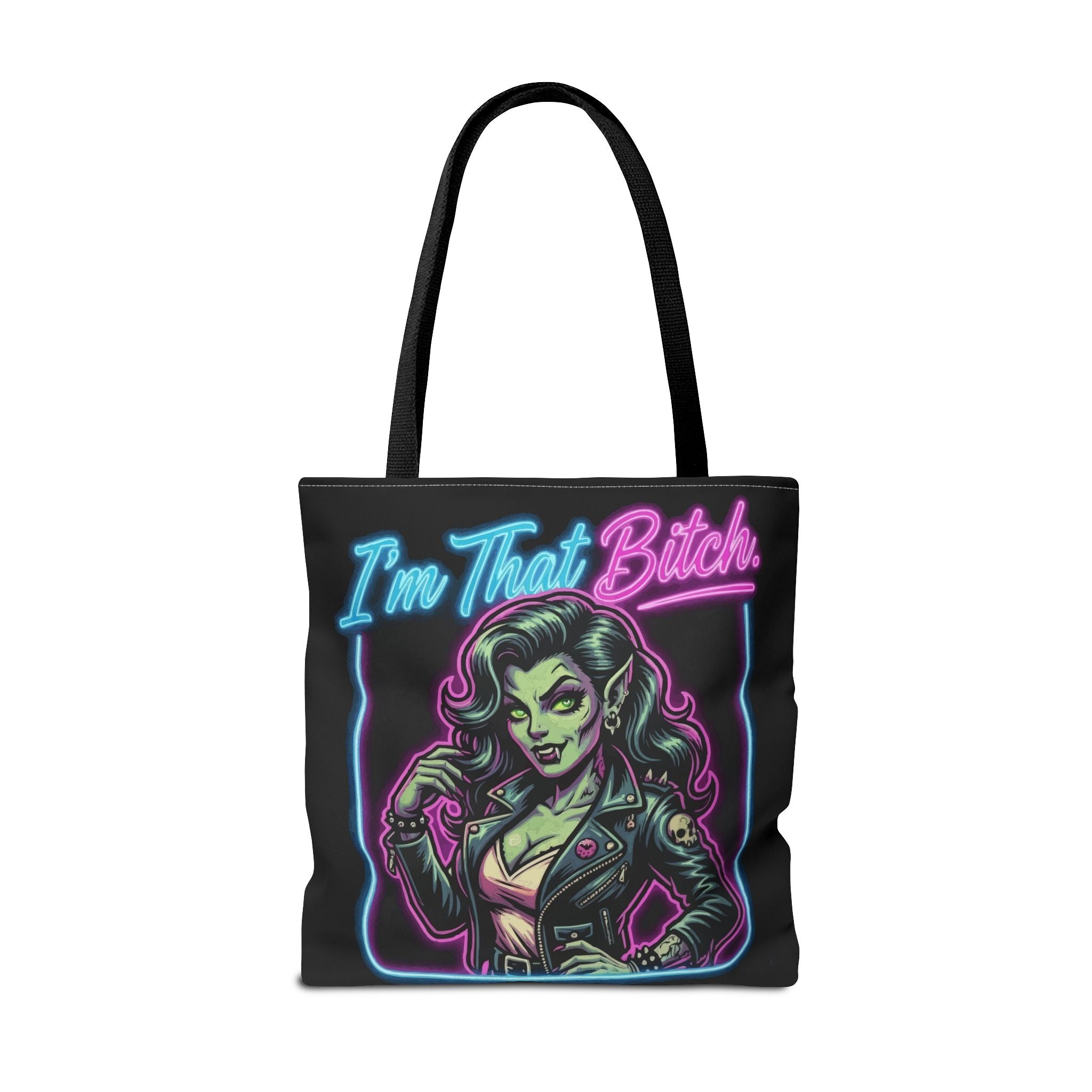 Tote Bag — "I'm That Bitch" Neon Pin-Up Tote