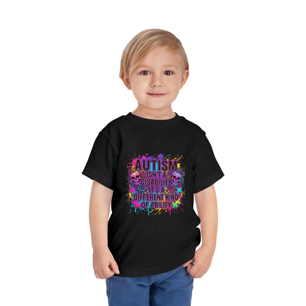 Autism Isn’t a Disability Toddler Tee — Colorful Neurodiversity Awareness Shirt