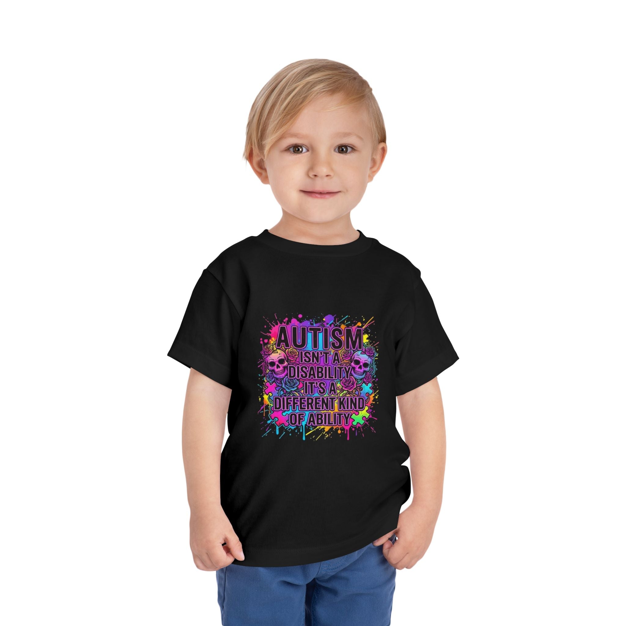 Autism Isn’t a Disability Toddler Tee — Colorful Neurodiversity Awareness Shirt
