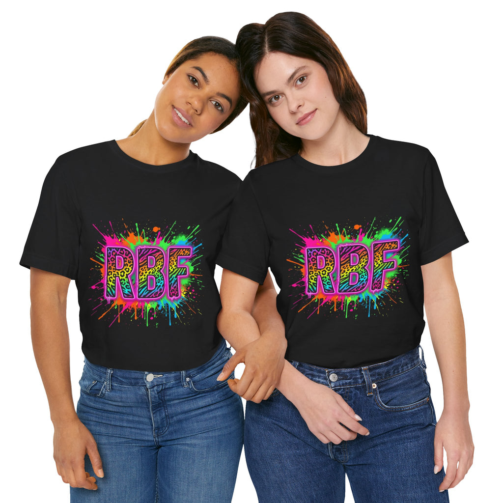 RBF Color Splash Tee — Bold Graphic RBF Shirt