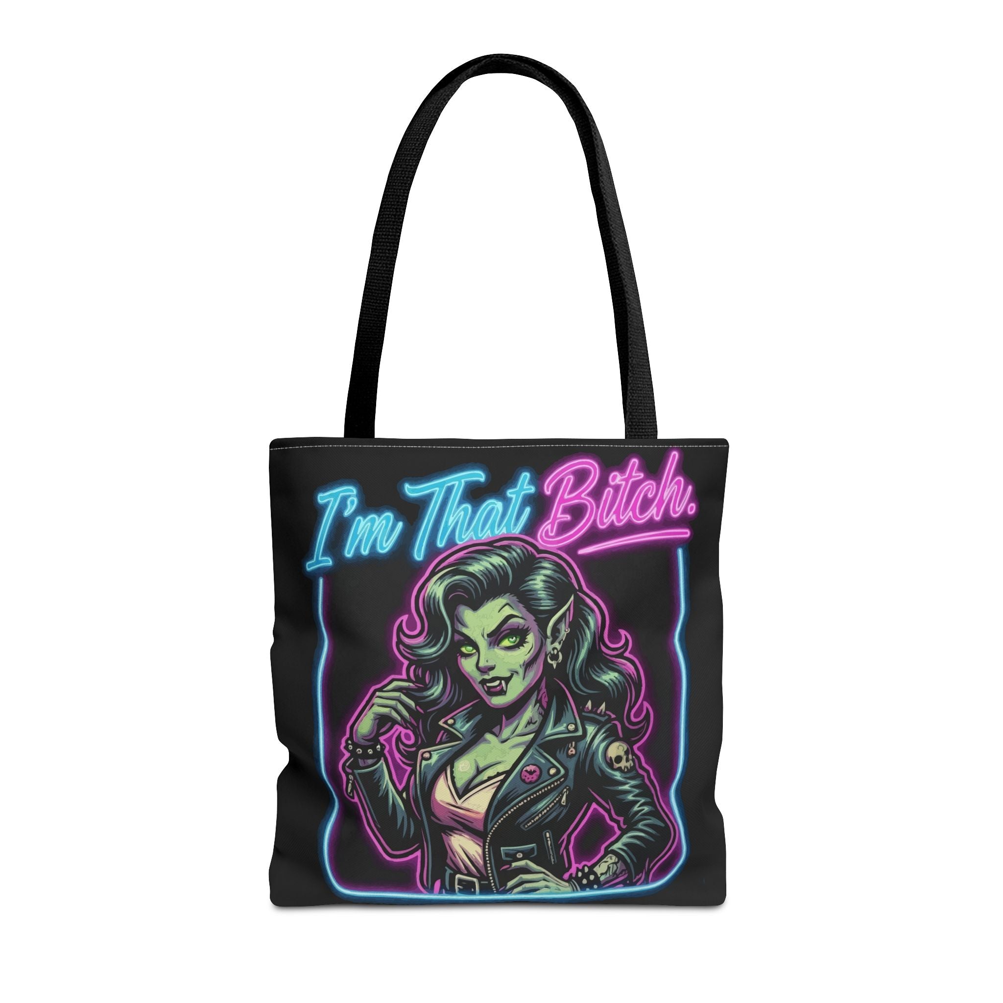 Tote Bag — "I'm That Bitch" Neon Pin-Up Tote
