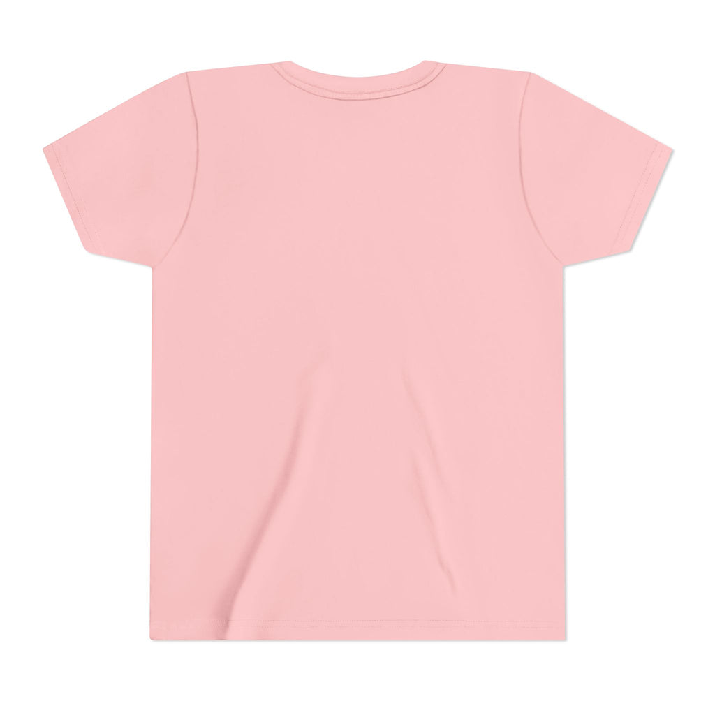 Youth Tee - "Country Girl at Heart" Colorful Bull Skull Graphic