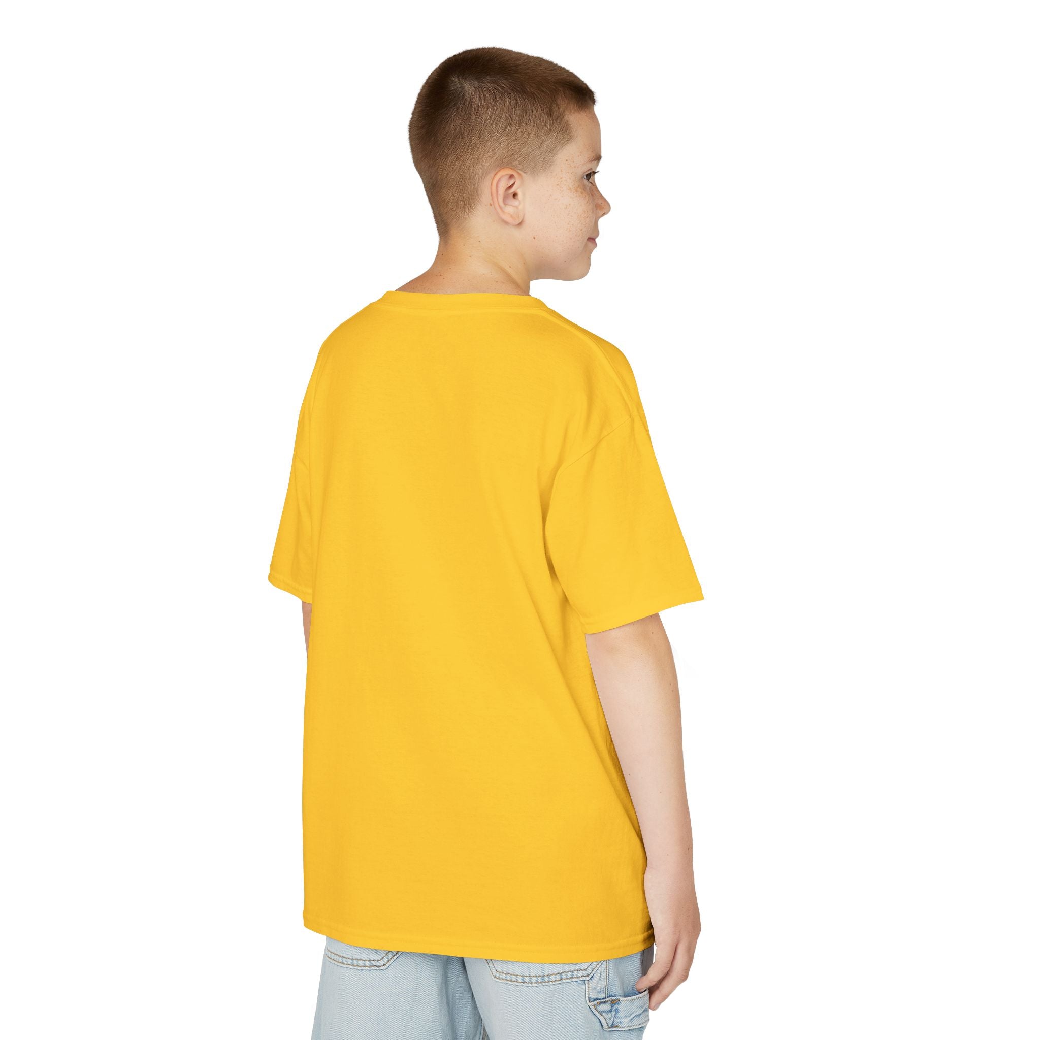 Kids Neon Drip Smiley T-Shirt — Colorful Melting Emoji Tee for Boys & Girls