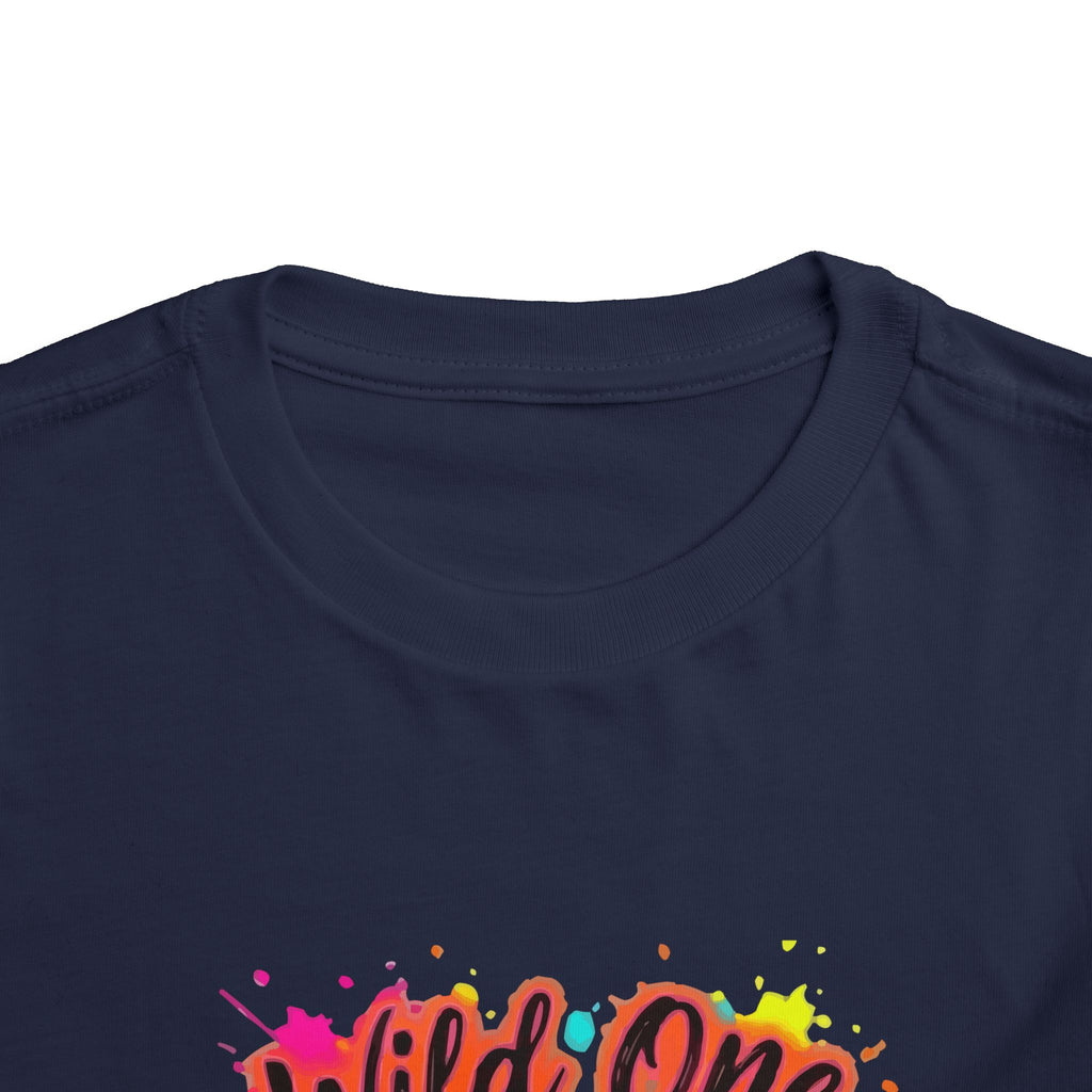 Wild One Toddler Tee — Colorful Cowboy Boots 1st Birthday Shirt