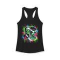 Neon Frankenstein & Bride Women's Racerback Tank
