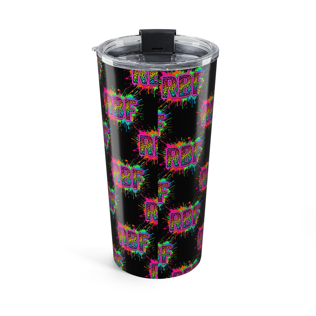 20oz Tumbler — Neon Drip "RBF" Stainless Steel Travel Cup