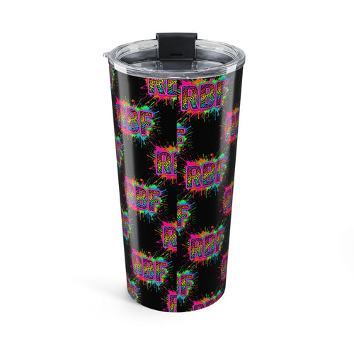 20oz Tumbler — Neon Drip "RBF" Stainless Steel Travel Cup