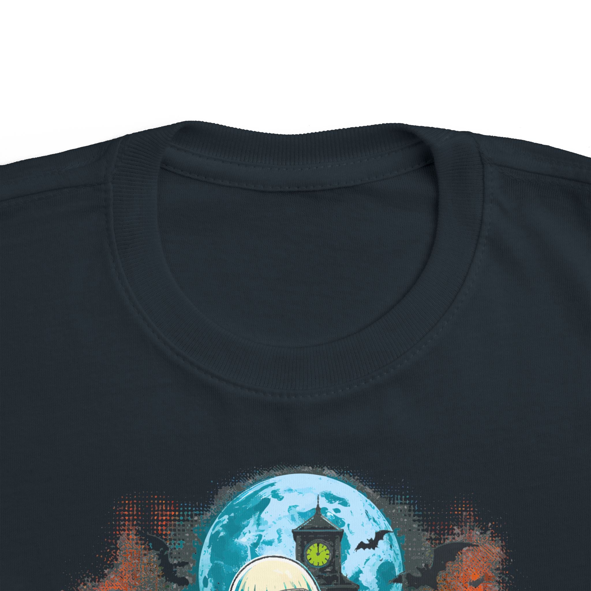 Toddler Halloween Tee — "Too Ghoul for School" Ghost Shirt