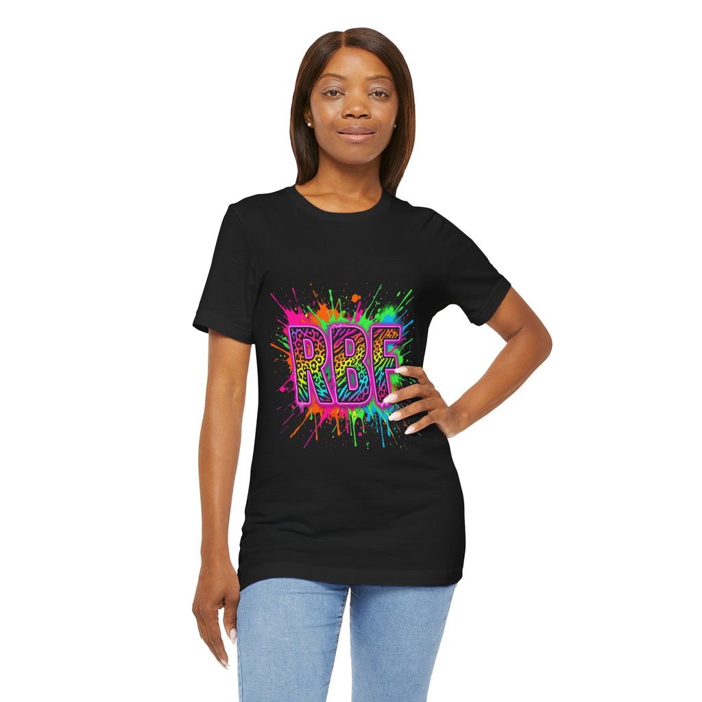 RBF Color Splash Tee — Bold Graphic RBF Shirt