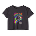 Spooky Proud Pride Crop Top — Rainbow Gothic Festival Tee