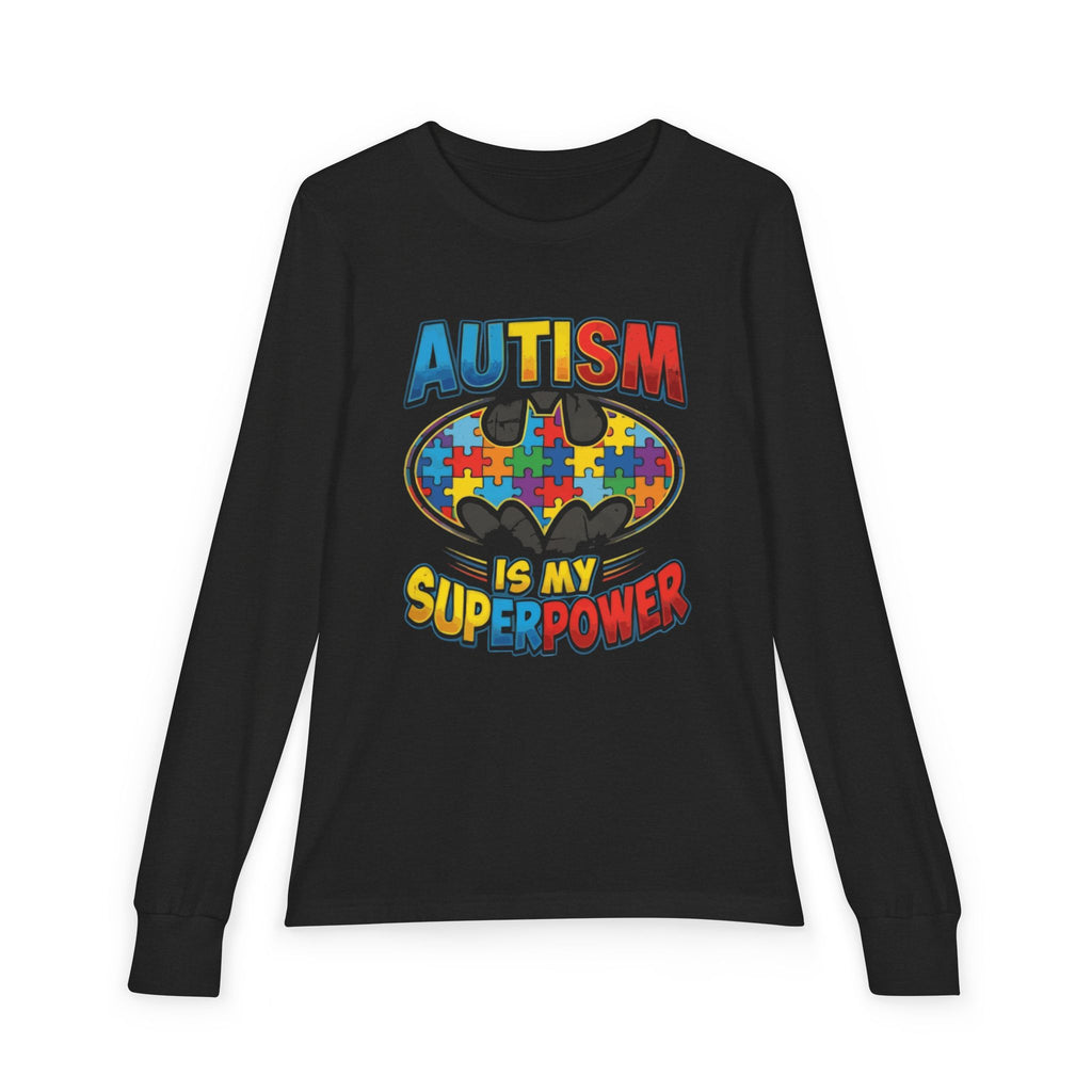 Autism Is My Superpower Youth Long Sleeve Tee
