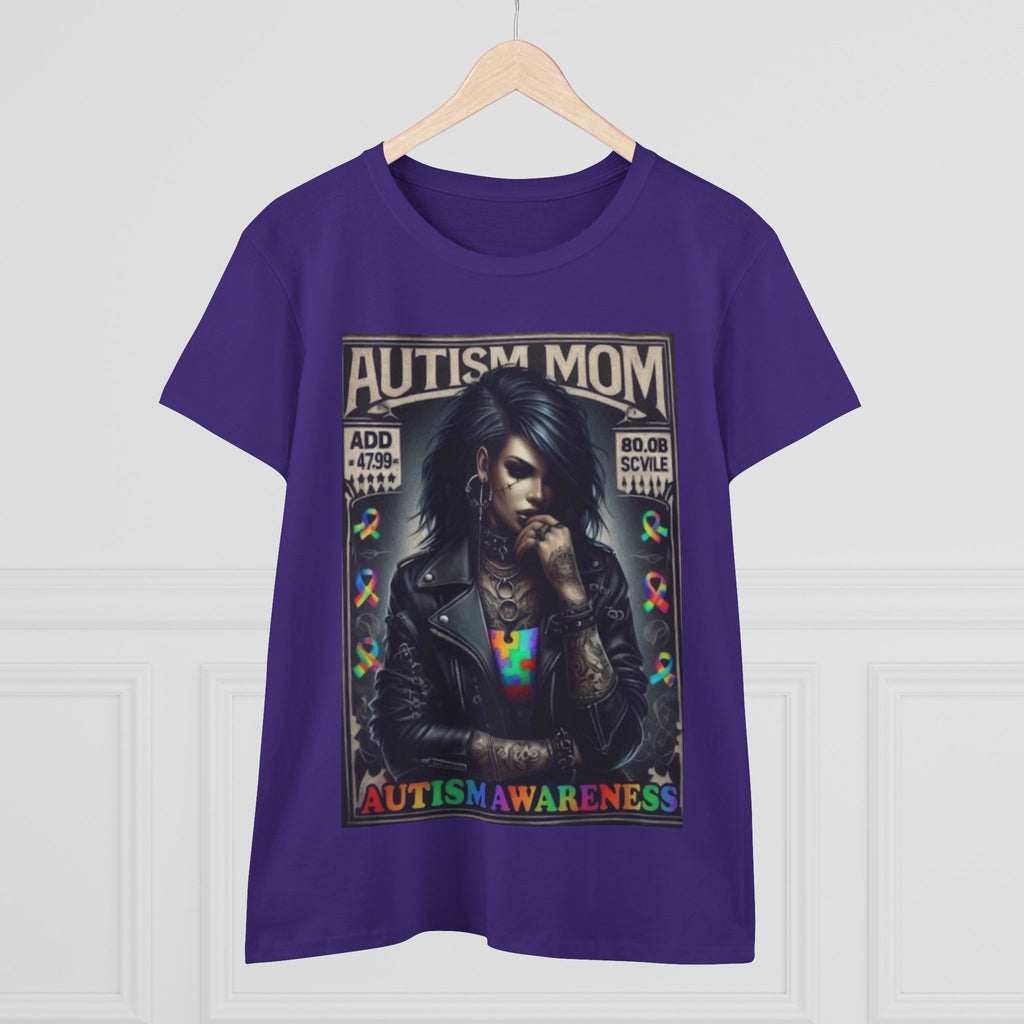 Autism Mom Tee — Gothic Rock Autism Awareness Women's T‑Shirt