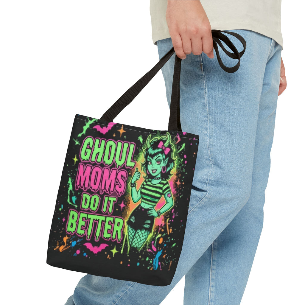 Ghoul Moms Do It Better Tote Bag — Retro Halloween Mom Gift