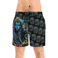 Egyptian Neon Pharaoh Swim Shorts – Men's Mid-Length Printed Trunk